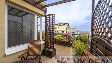 Prodej bytu 4+kk s terasou, lodžií a garáží, cca 158m2, OV, ul. Voskovcova 1130/34, P5 - Barrandov