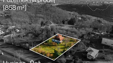 Prodej stavebního pozemku o výměře 858 m2, Husinec u Řeže