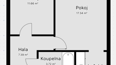 Prodej družstevního bytu 2+kk, 47 m2, Šimůnkova, Praha 8
