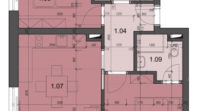 Prodej bytu 3+kk/předzahrádka, cca 54m² + 107m², Lipno, Černá v Pošumaví, 50m od vody