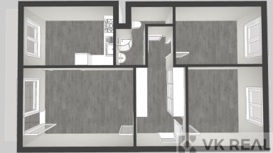 Pronájem bytu 3 + kk/L, 68 m2, Jílovská 33, Praha 4